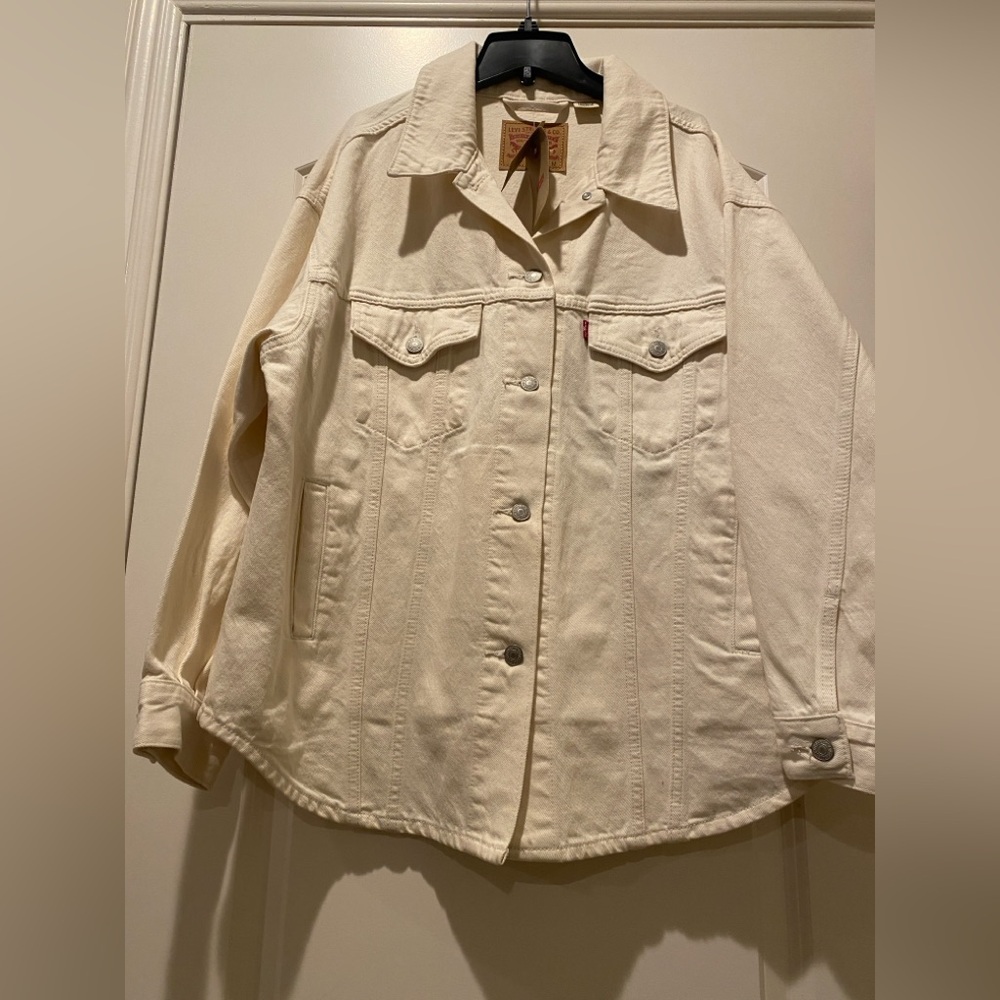 Jacket, Levi's White Denim
